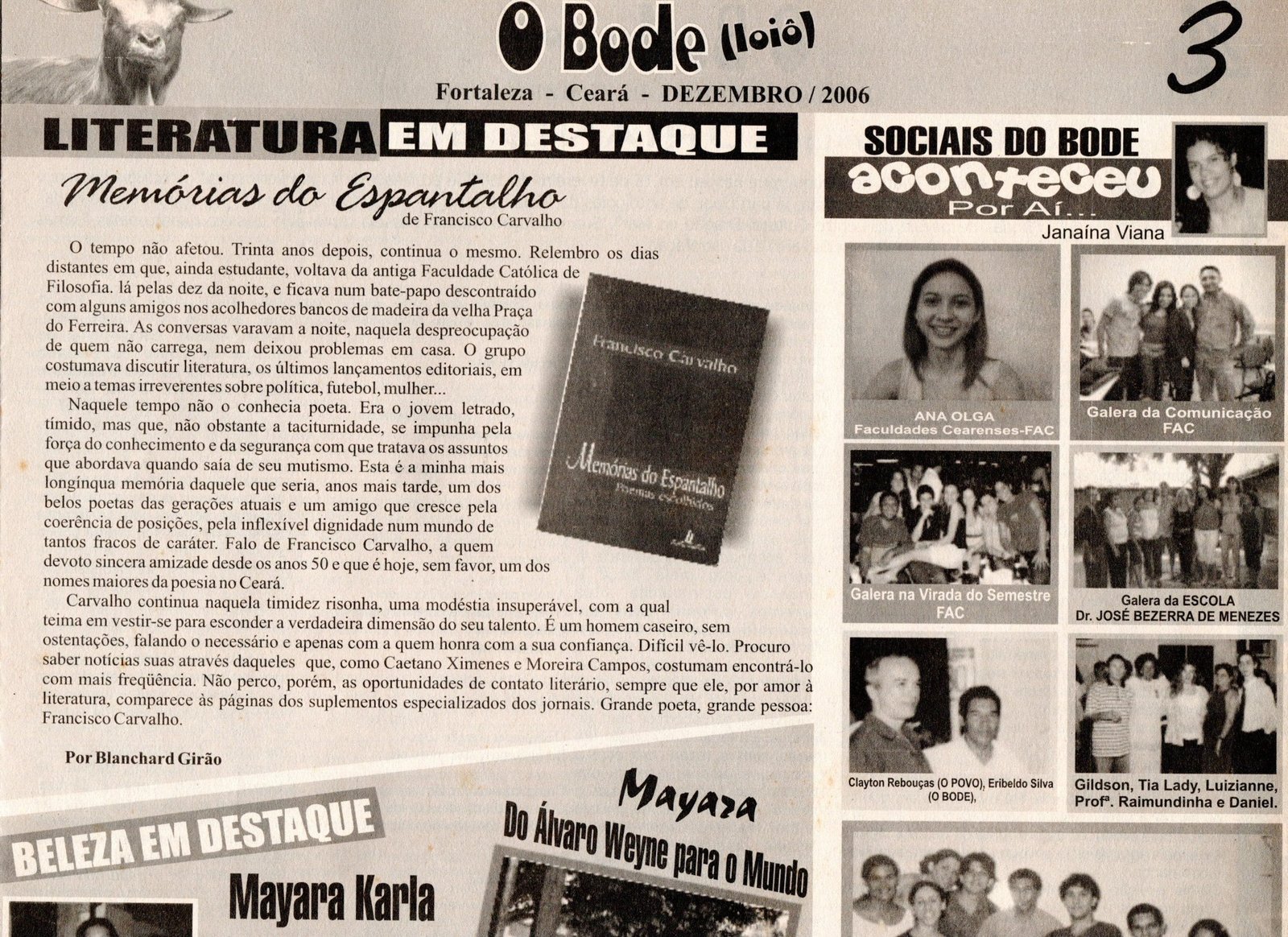 2006 - Jornal o Bode Ioiô (Estágio)